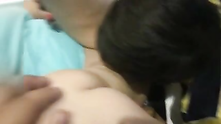 Desi wife lies with spread legs but husband's friend licks the pussy | XXX Video on AllSex.XXX