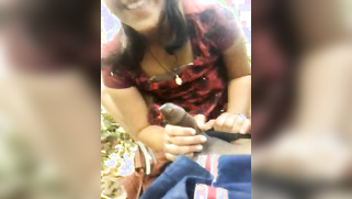 Desi wife can't resist carnal fun with cameraman and makes it outdoors | XXX Video on AllSex.XXX