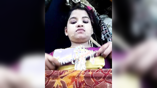 Indian sex show of young woman who exposes small tits and dark nipples | XXX Video on AllSex.XXX