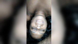 Brunette Indian hottie enjoys sex partner's hands on the naked pussy