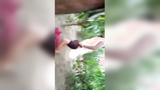 Outdoor sex with teen Desi who lies on ground enjoying hot fucking | XXX Video on AllSex.XXX