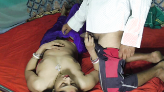 In the bedroom Indian babe exposes boobies and gets nailed by lover | XXX Video on AllSex.XXX