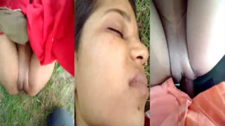 Desi woman shows how quick beautiful outdoor pussy-drilling can be | XXX Video on AllSex.XXX