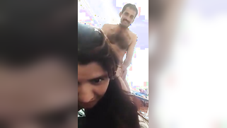 Camera is on so girl gets on all fours but the man starts Indian sex | XXX Video on AllSex.XXX
