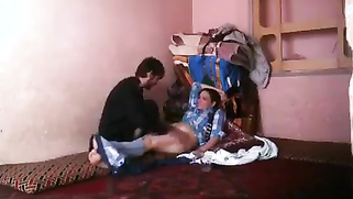 Guy took Desi MILF's pants down and thrust cock into the wet snatch | XXX Video on AllSex.XXX