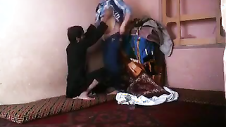 Guy took Desi MILF's pants down and thrust cock into the wet snatch | XXX Video on AllSex.XXX