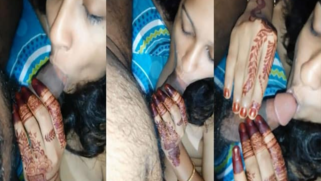 Desi whore fools around with boy who makes MILF suck off close-up | XXX Video on AllSex.XXX