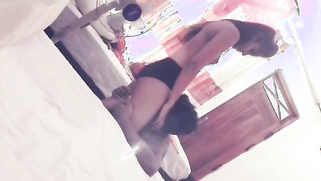 Skinny guy worships lover's boobs in the run-up to amateur Indian sex