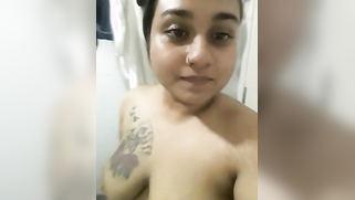 Chubby Indian woman shows big boobs and wet pussy in the bathroom | XXX Video on AllSex.XXX