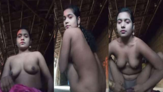 Amateur Desi cutie sneaks in the barn to show her tits and sweet twat | XXX Video on AllSex.XXX