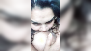 Gorgeous Indian MILF plays with big natural melons in front of cam | XXX Video on AllSex.XXX