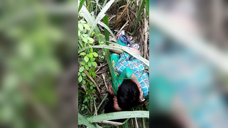 Voyeur spies on young Desi couple who fools around on a grass field | XXX Video on AllSex.XXX