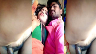 Horny Indian man drills wife's hairy pussy and records fun on phone