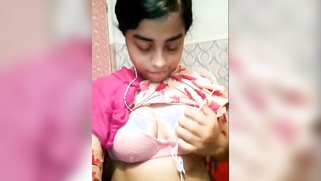 Adorable Desi teen plays with XXX tits and rubs own greedy snatch | XXX Video on AllSex.XXX