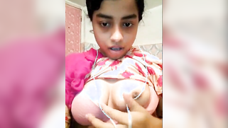 Adorable Desi teen plays with XXX tits and rubs own greedy snatch | XXX Video on AllSex.XXX
