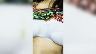 Horny Desi girl whips out natural jugs and starts touching own twat | XXX Video on AllSex.XXX