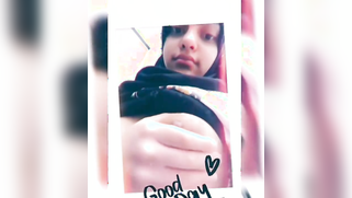 Desi cutie in hijab finds courage to show perky boobs on the cam | XXX Video on AllSex.XXX