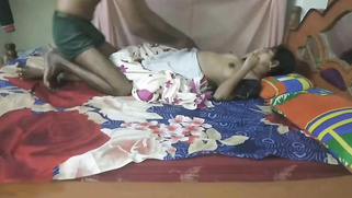 Naughty Indian guy undresses GF and they have sex in missionary pose | XXX Video on AllSex.XXX