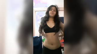 Long-haired Desi girl strips naked to show her XXX tits on camera | XXX Video on AllSex.XXX