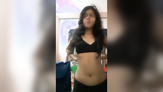 Long-haired Desi girl strips naked to show her XXX tits on camera | XXX Video on AllSex.XXX