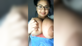 Nerdy Indian student demonstrates on camera her massive XXX jugs | XXX Video on AllSex.XXX