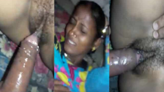 Indian guy wears condom while drilling XXX pussy of his girlfriend