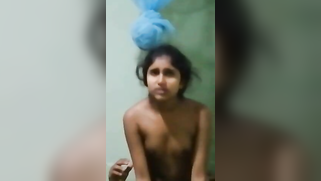 Slim Desi teen with small tits riding boyfriend's dick in bathroom | XXX Video on AllSex.XXX