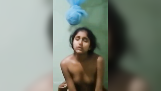 Slim Desi teen with small tits riding boyfriend's dick in bathroom | XXX Video on AllSex.XXX