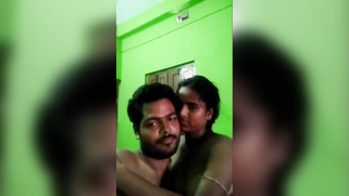 Indian man makes out with GF and worships her juicy tits before sex | XXX Video on AllSex.XXX