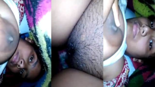 Pretty Desi girl films boobs to send the hot video to boyfriend