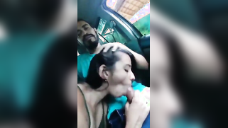 Winsome Indian girl sucks driver's cock in the car after handjob | XXX Video on AllSex.XXX