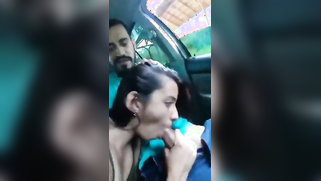 Winsome Indian girl sucks driver's cock in the car after handjob | XXX Video on AllSex.XXX