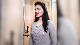 Indian beauty strips naked to show natural XXX boobs on the camera | XXX Video on AllSex.XXX