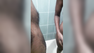 Pretty Desi woman sucks XXX cock and rubs own cunny in the shower | XXX Video on AllSex.XXX