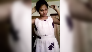 Desi cutie strips naked to show XXX pussy and perky tits on camera | XXX Video on AllSex.XXX