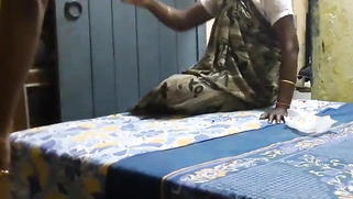 Mature Indian woman blackmailed into giving landlord a XXX handjob | XXX Video on AllSex.XXX