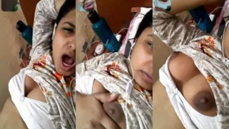 During video call Indian gal shows boyfriend her juicy XXX breasts | XXX Video on AllSex.XXX