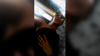 Indian beauty sneaks in barn to demonstrate XXX breasts on camera | XXX Video on AllSex.XXX