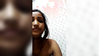 Slim Indian girl with natural XXX tits films sex solo clip for BF | XXX Video on AllSex.XXX