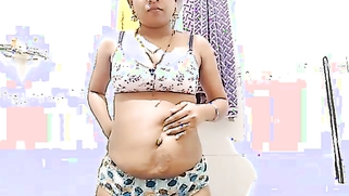 Indian teen undresses in bathroom and masturbates with XXX banana | XXX Video on AllSex.XXX