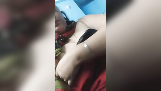 Naughty Indian girl flashing XXX tits while recording selfie clip | XXX Video on AllSex.XXX