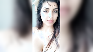 Beautiful Indian model seductively touches natural XXX tits in shower | XXX Video on AllSex.XXX