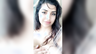 Beautiful Indian model seductively touches natural XXX tits in shower | XXX Video on AllSex.XXX