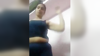 Chubby Indian sweetie undresses on cam to show her saggy XXX tits | XXX Video on AllSex.XXX