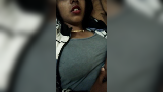 Sleeping Desi with a nose piercing wears no panties in amateur XXX video