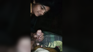 XXX blowing is the only entertainment for the Indian village girl