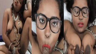 Nerdy Desi with a nose piercing sucks XXX rocket after energetic fuck | XXX Video on AllSex.XXX