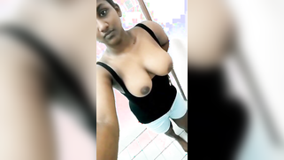 Nice tits hide under Indian's black top and she shows them in XXX video | XXX Video on AllSex.XXX