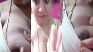 Whorish Desi wife reveals nipples during XXX call with a stranger | XXX Video on AllSex.XXX