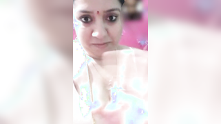 Whorish Desi wife reveals nipples during XXX call with a stranger | XXX Video on AllSex.XXX